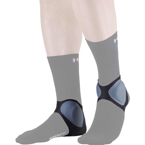 MONNET GelProtech Sprunggelenkschutz Socken, grau, EU 35-38 von MONNET
