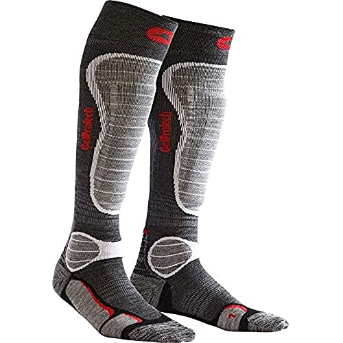 MONNET Unisex Pack Gelprotech Ski Laine Socken, Gris, 41 EU von MONNET