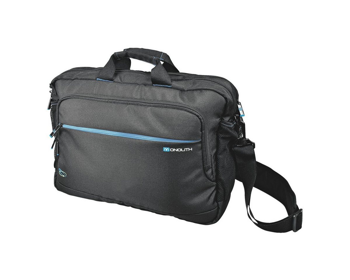 MONOLITH Laptoptasche Blue Line, 15,6, Rucksack / Tasche in einem, aus Recycling-Material" von MONOLITH