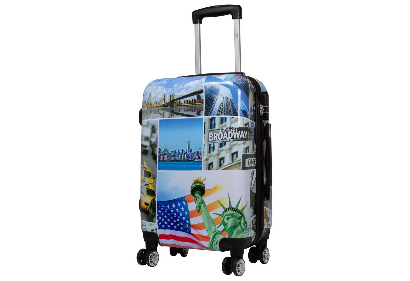 MONOPOL® Hartschalen-Trolley Hartschalentrolley Liberty New York S von MONOPOL®
