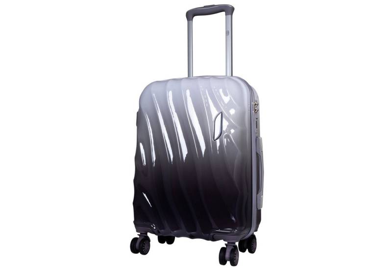 MONOPOL® Hartschalen-Trolley Hartschalentrolley Marbella grau-schwarz S von MONOPOL®