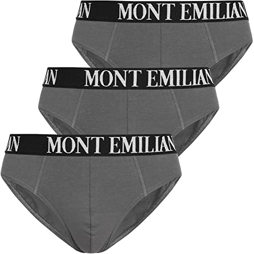 MONT EMILIAN "Avignon Herren Slip 3er-Pack (as3, Alpha, s, Regular, Regular, Grau) von MONT EMILIAN