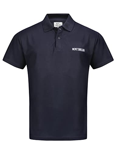 MONT EMILIAN "Caen Herren Basic Polo-Shirt (as3, Alpha, l, Regular, Regular, Navy) von MONT EMILIAN