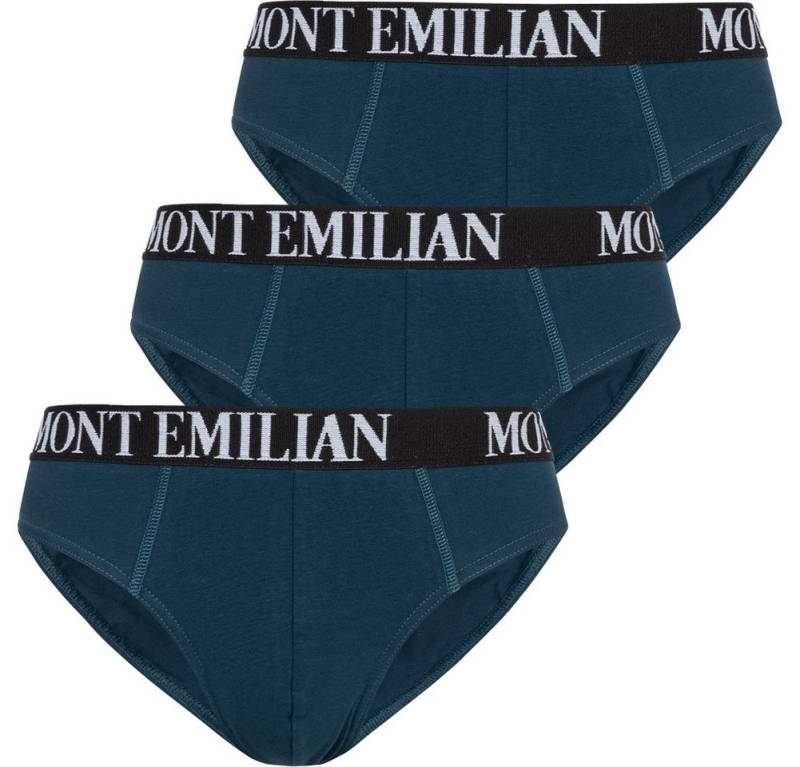 MONT EMILIAN Slip MONT EMILIAN "Avignon" Herren Slip 3er-Pack schlichtes, klassisches Design von MONT EMILIAN