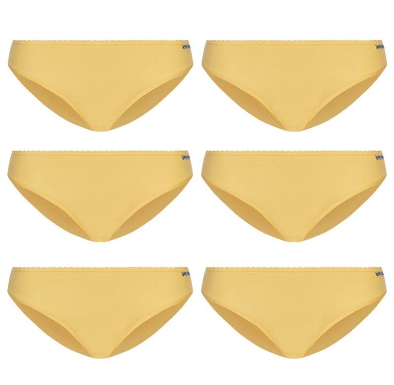 MONT EMILIAN Tangaslip MONT EMILIAN Damen Slips oder Tangas im 6er-Pack (Set besteht aus sechs Slips / Tangas) Flachnähte für weniger Reibung und mehr Komfort von MONT EMILIAN