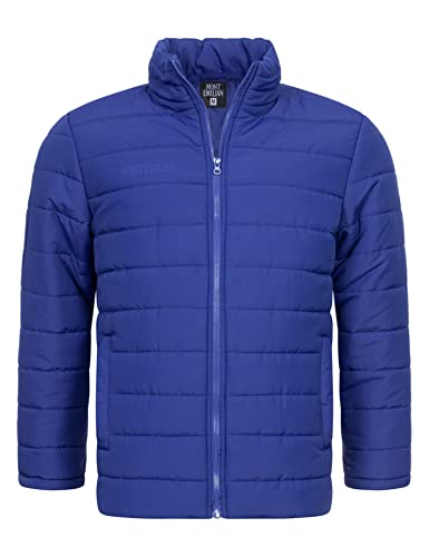 MONT EMILIAN Tignes Herren Jacke mit gestepptem Obermaterial und leichter, wärmender Wattierung, gefütterter Stehkragen, in den Größen S bis XXXL (as3, alpha, 3x_l, regular, regular, Blau) von MONT EMILIAN