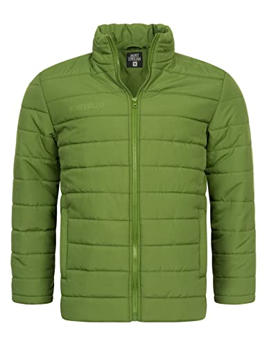 MONT EMILIAN Tignes Herren Jacke mit gestepptem Obermaterial und leichter, wärmender Wattierung, gefütterter Stehkragen, in den Größen S bis XXXL (as3, alpha, 3x_l, regular, regular, Grün) von MONT EMILIAN