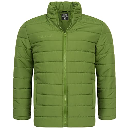 MONT EMILIAN Tignes Herren Jacke mit gestepptem Obermaterial und leichter, wärmender Wattierung, gefütterter Stehkragen, in den Größen S bis XXXL (as3, alpha, s, regular, regular, Grün) von MONT EMILIAN