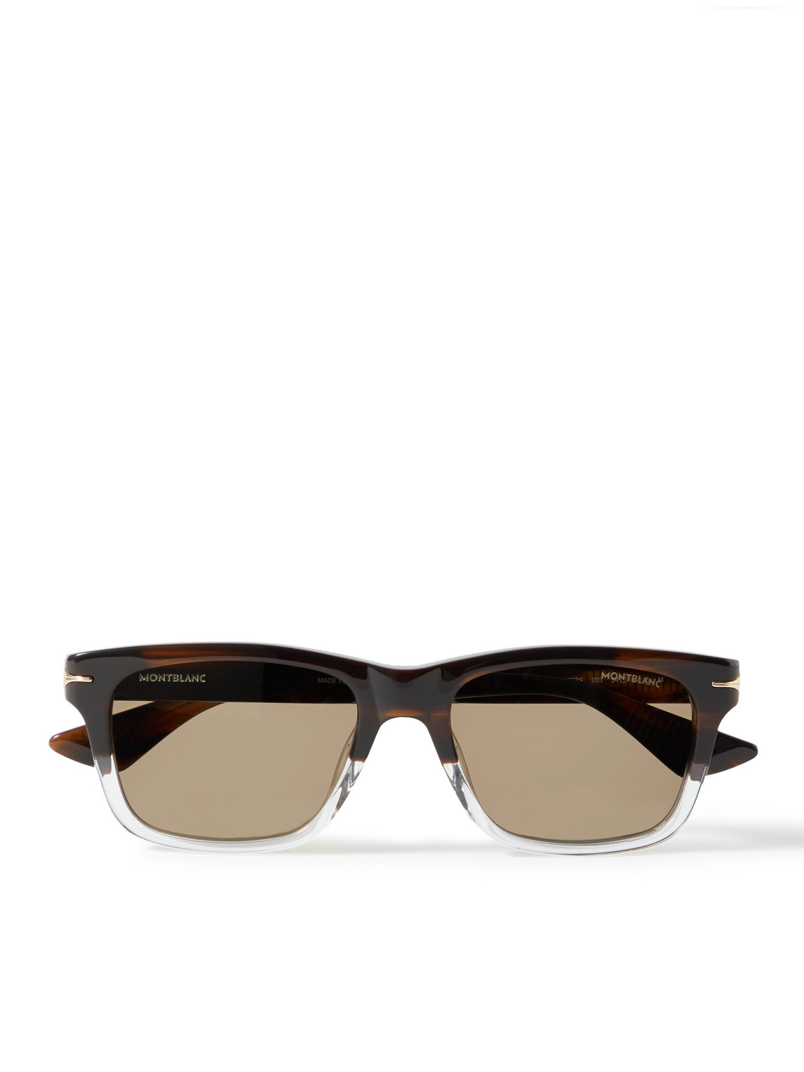 MONTBLANC EYEWEAR - Square-Frame Tortoiseshell Acetate Sunglasses - Men - Tortoiseshell MONTBLANC EYEWEAR - Square-Frame Tortoiseshell Acetate Sunglasses - Men - Tortoiseshell von MONTBLANC EYEWEAR