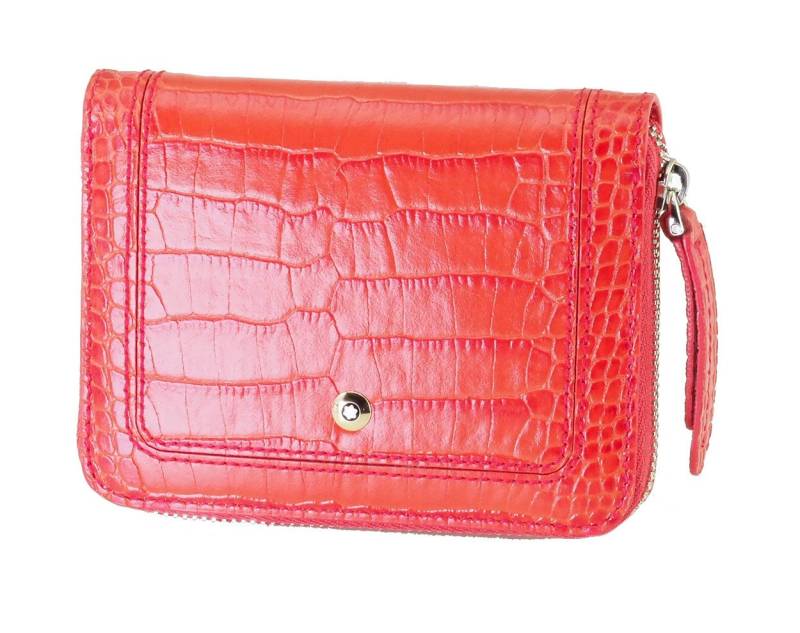 MONTBLANC Geldbörse LA VIE DE BOHEME MB109605 Coin Case with Zip, mit Montblanc Emblem und Prägung von MONTBLANC