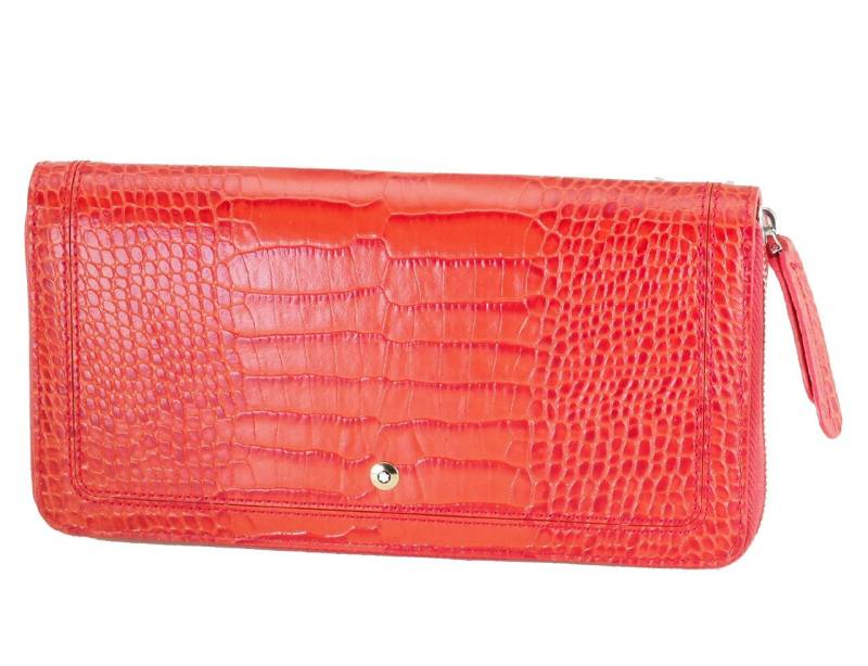 MONTBLANC Geldbörse Meisterstück MB 109607 Leder Karten Brieftasche Münzfach, Münzfach mit Reissverschluss von MONTBLANC