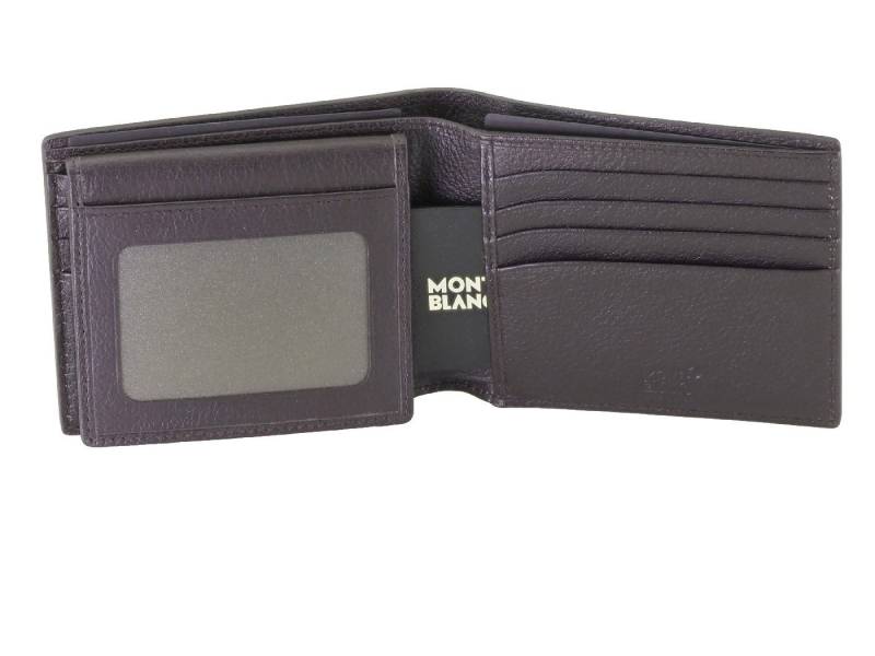 MONTBLANC Geldbörse Meisterstück MB111264 Selection Wallet 11cc Buffalo Brown, mit Montblanc Prägung von MONTBLANC