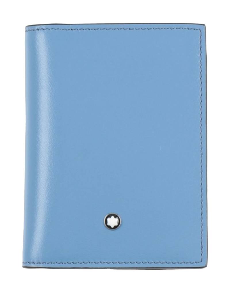MONTBLANC Kartenetui Herren Hellblau von MONTBLANC