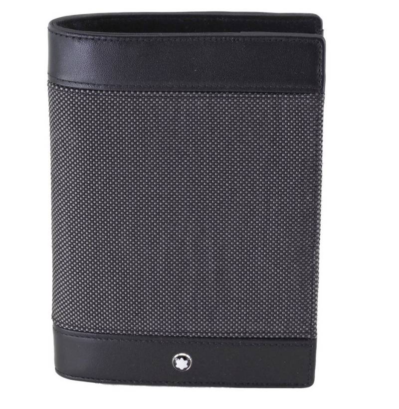 MONTBLANC Kartenetui Meisterstück CANVAS MB107638 Passport Holder, mit Montblanc Emblem und Prägung von MONTBLANC