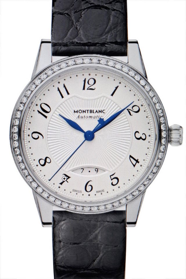 MONTBLANC Luxusuhr Automatik Swiss Made Damen Uhr 30 mm Boheme 111057 / 7312 Diamanten Boheme, Lünette: Diamantbesatz 72 stück von MONTBLANC
