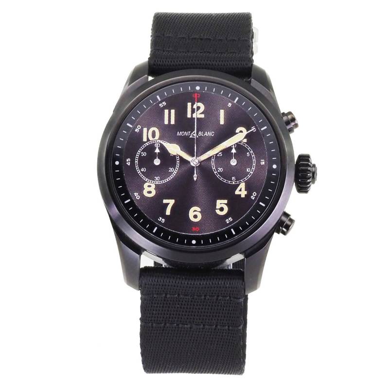 MONTBLANC Schweizer Uhr Herren Uhr MB119560 Summit 2 Smartwatch, Luxuriöse Smartwatch Funktionen Reise, Fitness, Arbeit und Freizeit von MONTBLANC