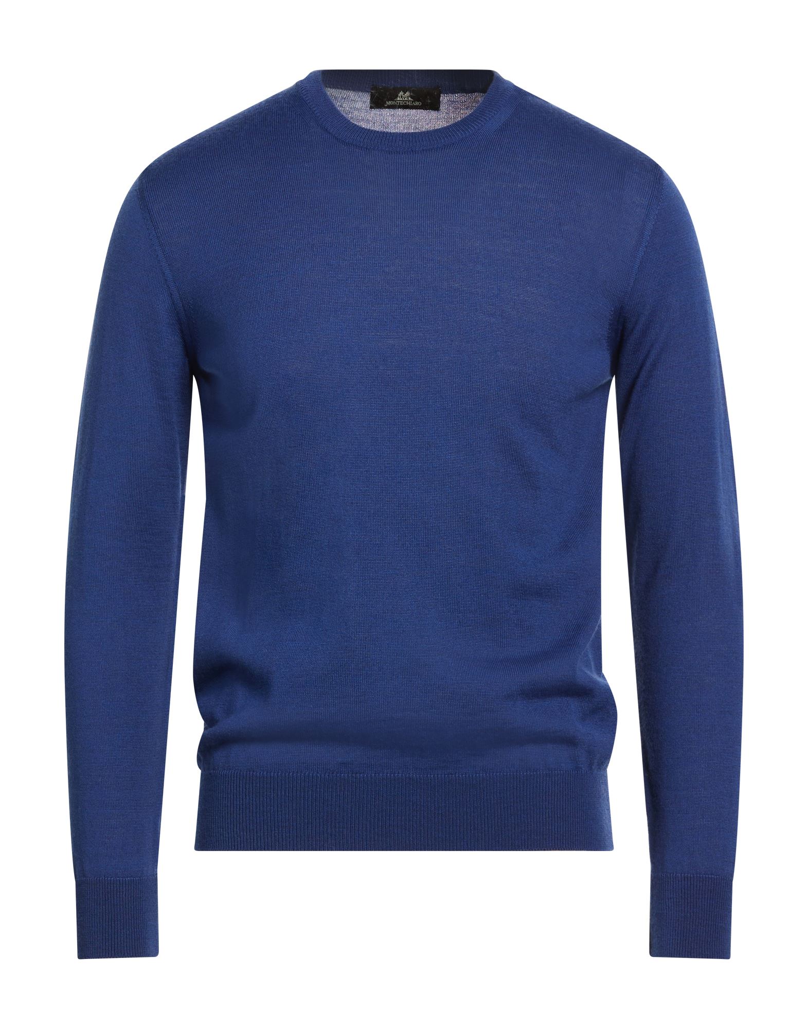 MONTECHIARO® Pullover Herren Blau von MONTECHIARO®