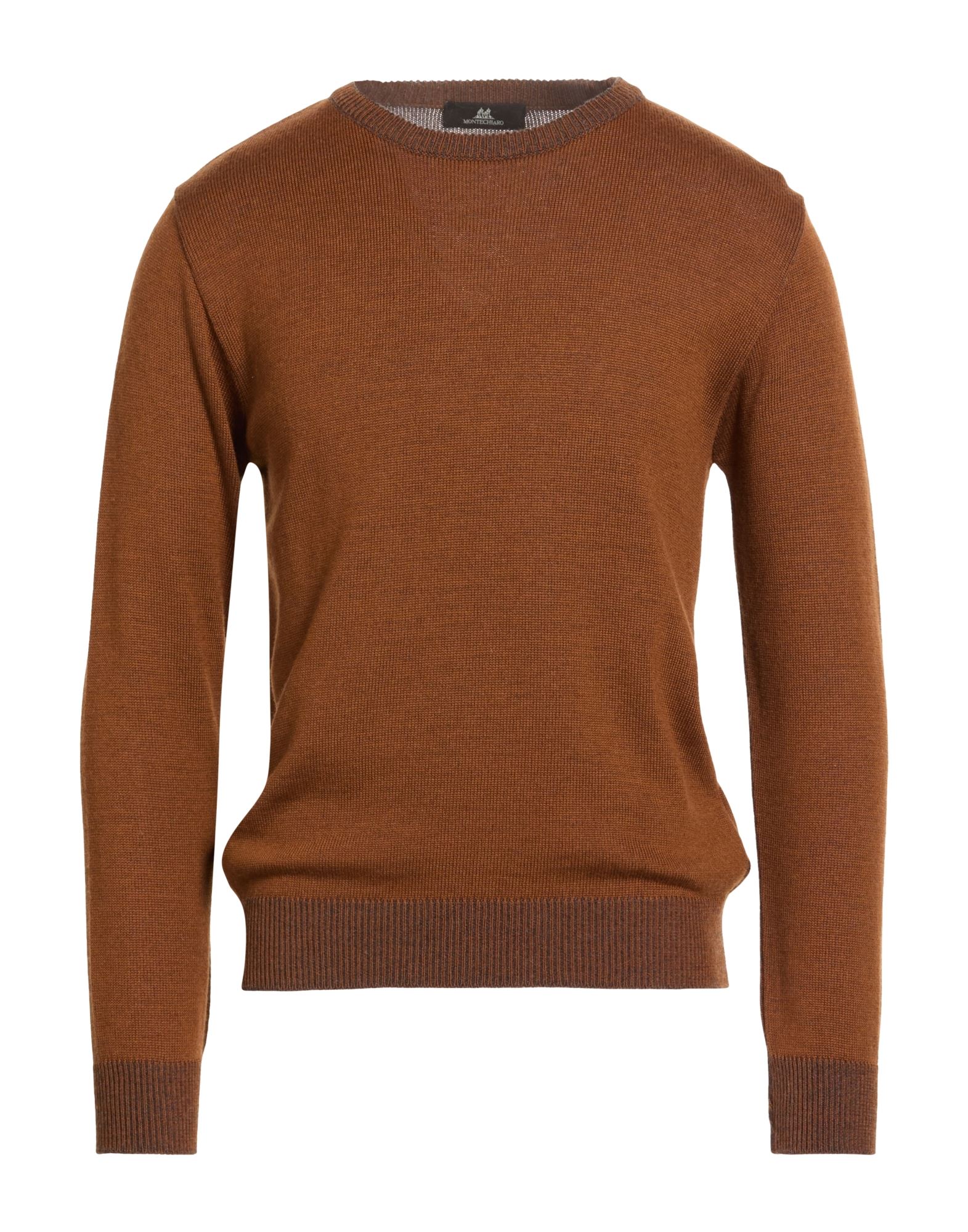 MONTECHIARO® Pullover Herren Braun von MONTECHIARO®