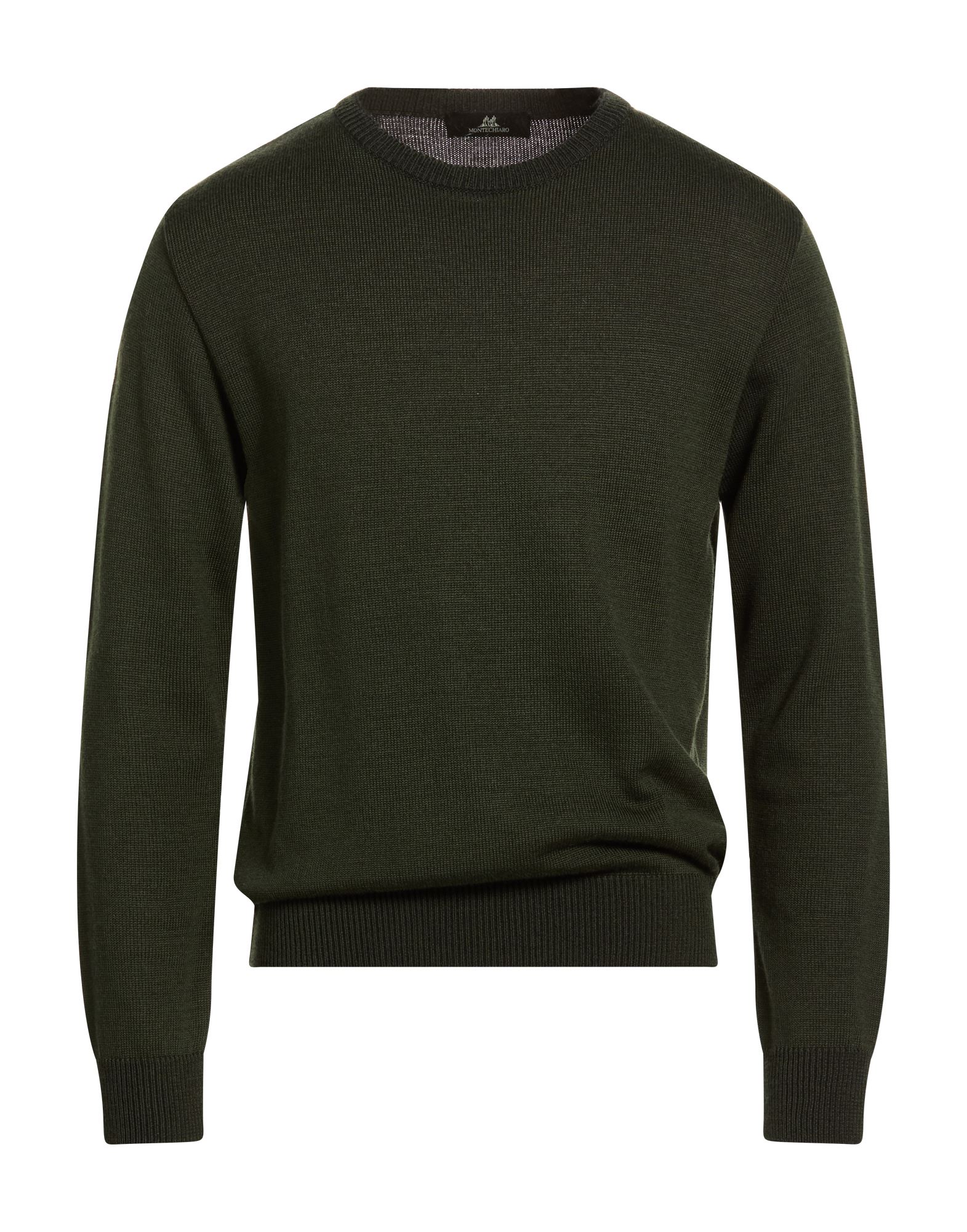 MONTECHIARO® Pullover Herren Militärgrün von MONTECHIARO®