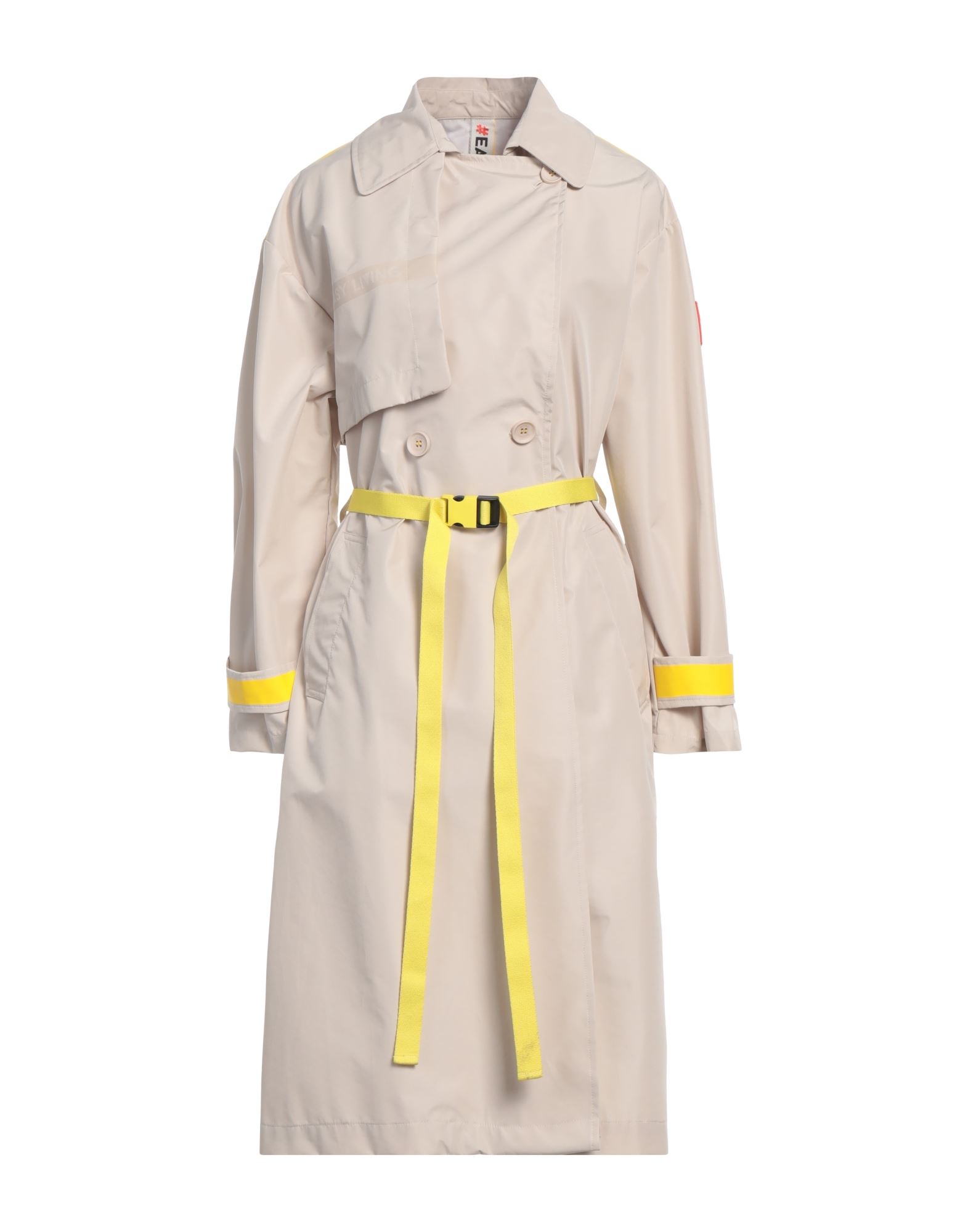 MONTEREGGI POINT Jacke, Mantel & Trenchcoat Damen Beige von MONTEREGGI POINT