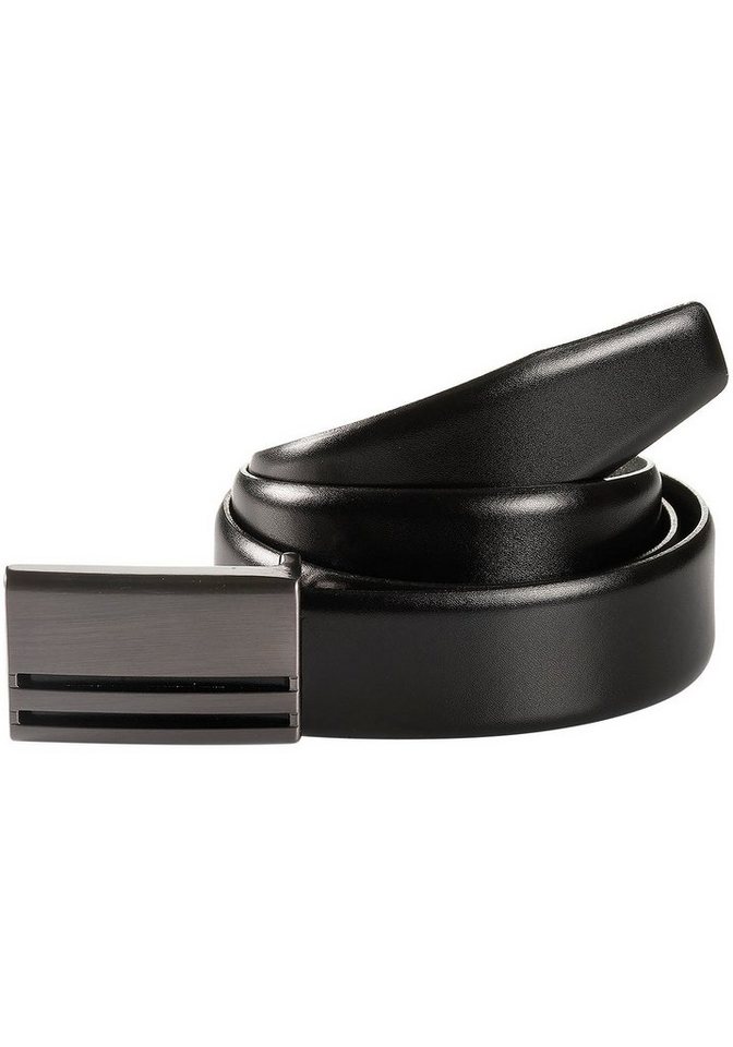 MONTI Koppelgürtel BERLIN 3,5 cm breit, Klassisch-Business, Koppelschließe von MONTI