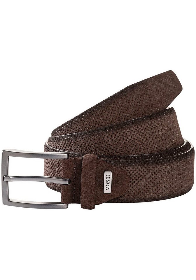 MONTI Synthetikgürtel VALENCIA 3,5 cm breit, Klassisch-Business, kürzbar von MONTI