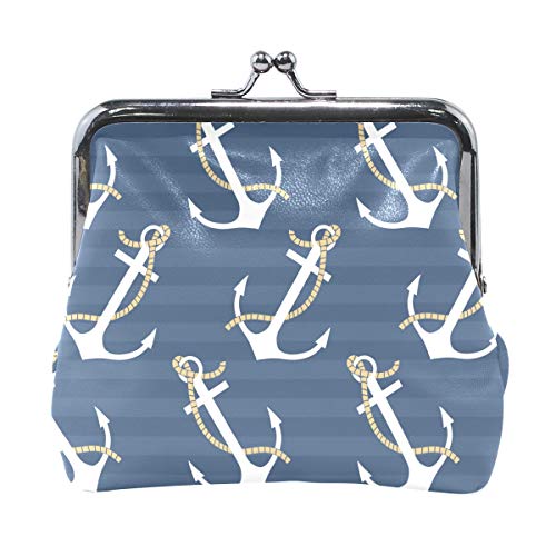 MONTOJ Anchorpattern3 Kinder-Geldbörse für Damen, Münzetui, Mehrfarbig/Meereswellen (Ocean Tides), Einheitsgröße von MONTOJ