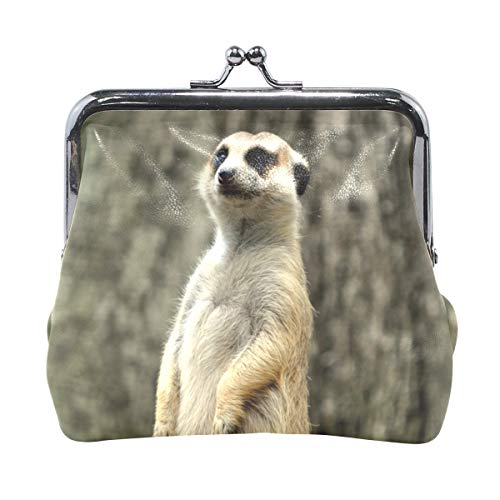 MONTOJ Animal Vigilant Erdmännchen Kinder Kleingeldbörse Damen Geldbörse Münzetui, Mehrfarbig/Meereswellen (Ocean Tides), Einheitsgröße von MONTOJ