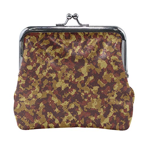 MONTOJ Awesome Army Camouflage Kinder Kleingeldbörse Damen Geldbörse Münzetui, Mehrfarbig/Meereswellen (Ocean Tides), Einheitsgröße von MONTOJ