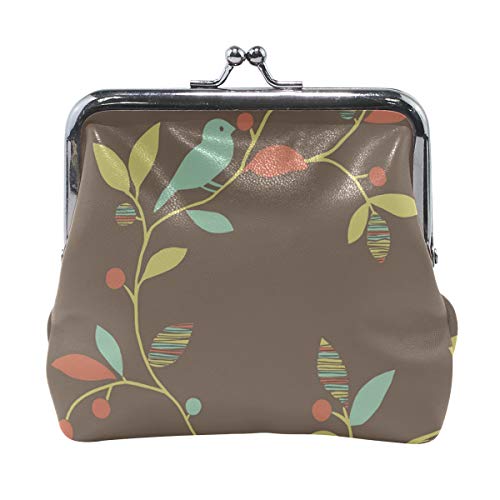 MONTOJ Chic Vogel Trail Design Kinder ändern Brieftasche Frauen Geldbörse Münze Fall, multi, One Size, multi, Einheitsgröße von MONTOJ