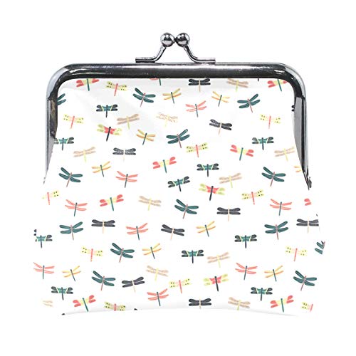 MONTOJ Damen-Geldbörse mit Libellen-Muster, Münzfach, Mehrfarbig/Meereswellen (Ocean Tides), Einheitsgröße von MONTOJ