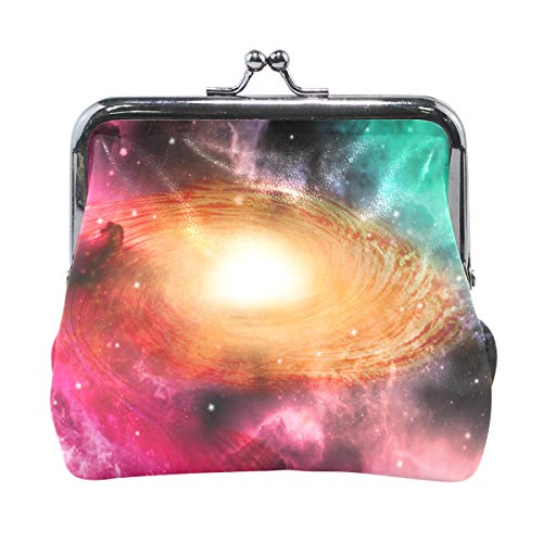 MONTOJ Erstaunliche Galaxie-Kreismuster Kinder Kleingeldbörse Damen Geldbörse Münzetui, Mehrfarbig/Meereswellen (Ocean Tides), Einheitsgröße von MONTOJ
