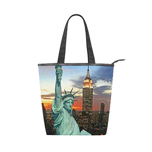 MONTOJ New York Freiheitsstatue Handtaschen Schultertasche Tragetasche von MONTOJ