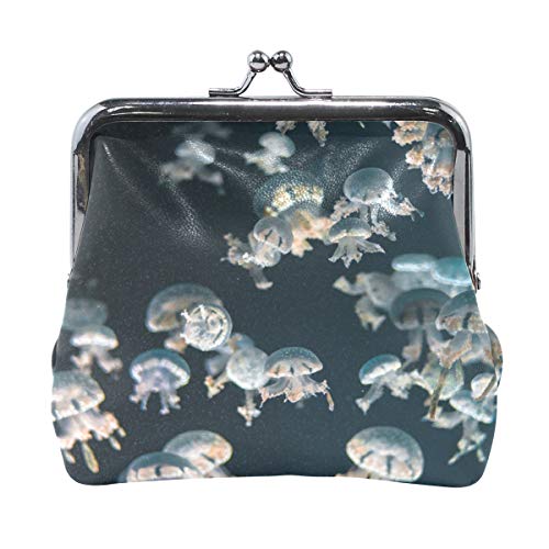 MONTOJ Schöne Quallen Kinder Kleingeldbörse Damen Geldbörse Münzetui, Mehrfarbig/Meereswellen (Ocean Tides), Einheitsgröße von MONTOJ