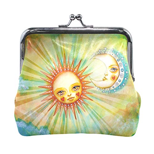 MONTOJ Skurrile Kunstmuster Kinder Kleingeldbörse Damen Geldbörse Münzetui, Mehrfarbig/Meereswellen (Ocean Tides), Einheitsgröße von MONTOJ