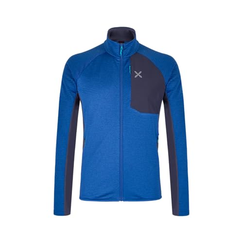 MONTURA Herren Dolomiti 2 Maglia Sweatshirt ohne Kapuze, B.Blue/Graphite Blue, M MONTURA Herren Dolomiti 2 Maglia Sweatshirt ohne Kapuze, B.Blue/Graphite Blue, M von Montura