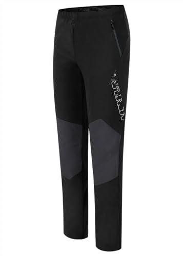 MONTURA - Leichte Herrenhose Trekking Bergsteigen Spitze - Schwarz Blei, Schwarz - Blei - 9093, L Plus Lungo von MONTURA