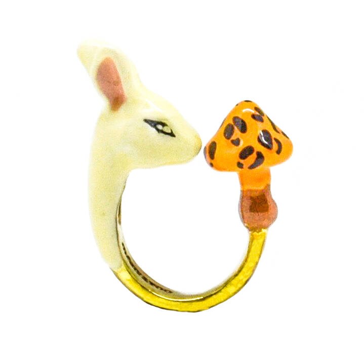 Leopard Kaninchen Ring Leopard Kaninchen Ring von MONVATOOLondon