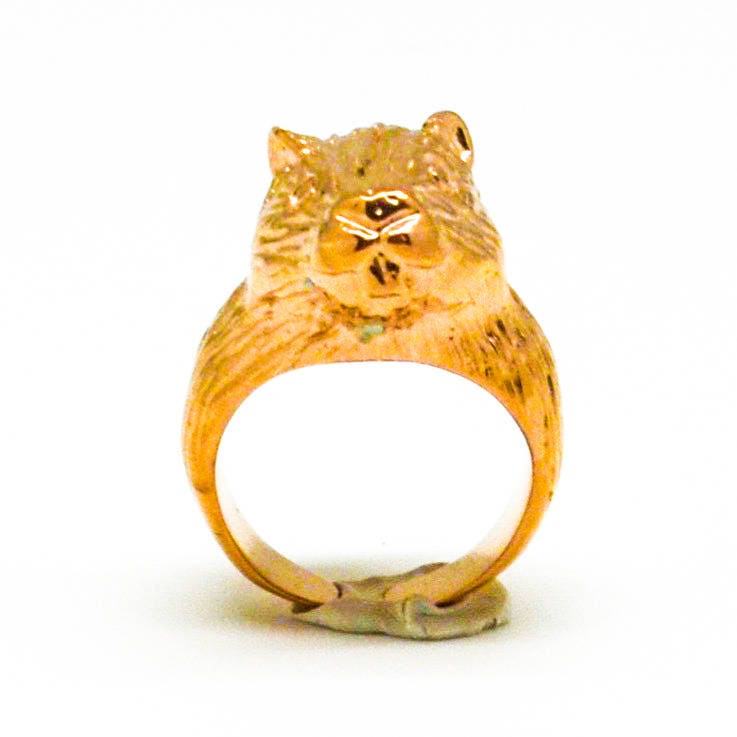 Rosegold Bär Ring Rosegold Bär Ring von MONVATOOLondon