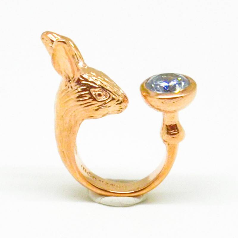 Rosy Glacier Rabbit Ring Rosy Glacier Rabbit Ring von MONVATOOLondon