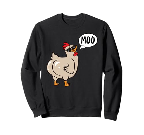 MOO Funny Farmer Cow Chicken Lover für Damen und Herren Sweatshirt MOO Funny Farmer Cow Chicken Lover für Damen und Herren Sweatshirt von MOO Funny Farmer Cow Chicken Lover