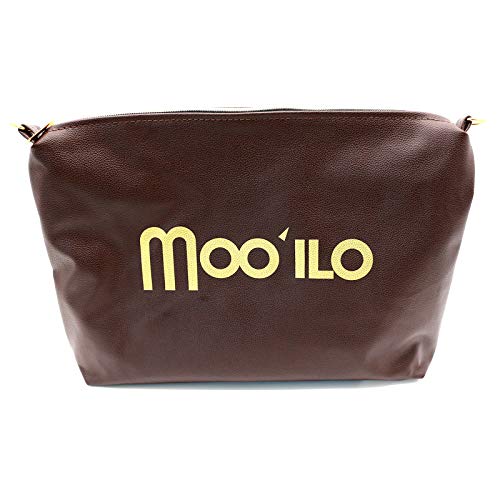 Mooilo - Clutch - braun gold - hochwertiges Innenfutter - Luxury fashion - Damenmode - Tasche - Design, made in Germany von MOO´ILO