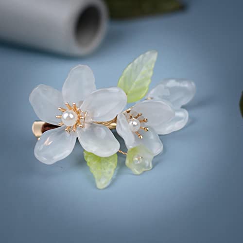 Chinesische Haarnadeln, Braut-Haarspangen, Haarschmuck für Damen, rote Blume, Haarspange, Brautschmuck, Hochzeit, Kopfbedeckung, Schmuck von MOOCO MORNING