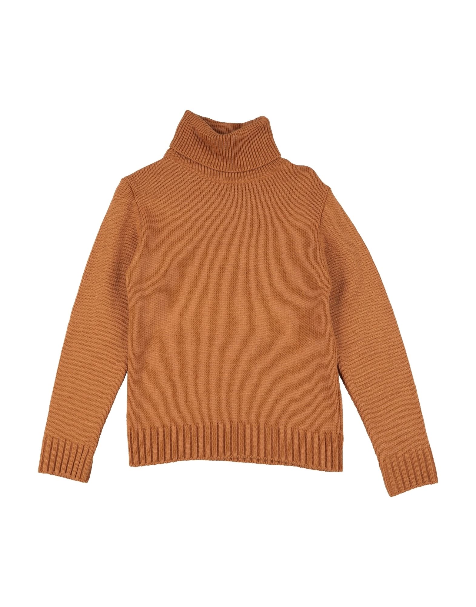 MOOD_ONE Rollkragenpullover Kinder Kamel von MOOD_ONE