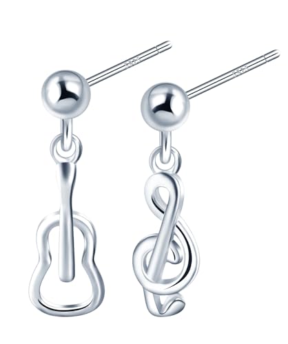 MOOFUN Musik Ohrringe Ohrstecker Silber Damen Ohrringe Stecker 925 Silber Ohrring Stecker Gitarren Noten Ohrschmuck für Mama Freundin Teenager Mädchen Schwester Frauen Geschenk Geburtstagsgeschenk MOOFUN Musik Ohrringe Ohrstecker Silber Damen Ohrringe Stecker 925 Silber Ohrring Stecker Gitarren Noten Ohrschmuck für Mama Freundin Teenager Mädchen Schwester Frauen Geschenk Geburtstagsgeschenk von MOOFUN