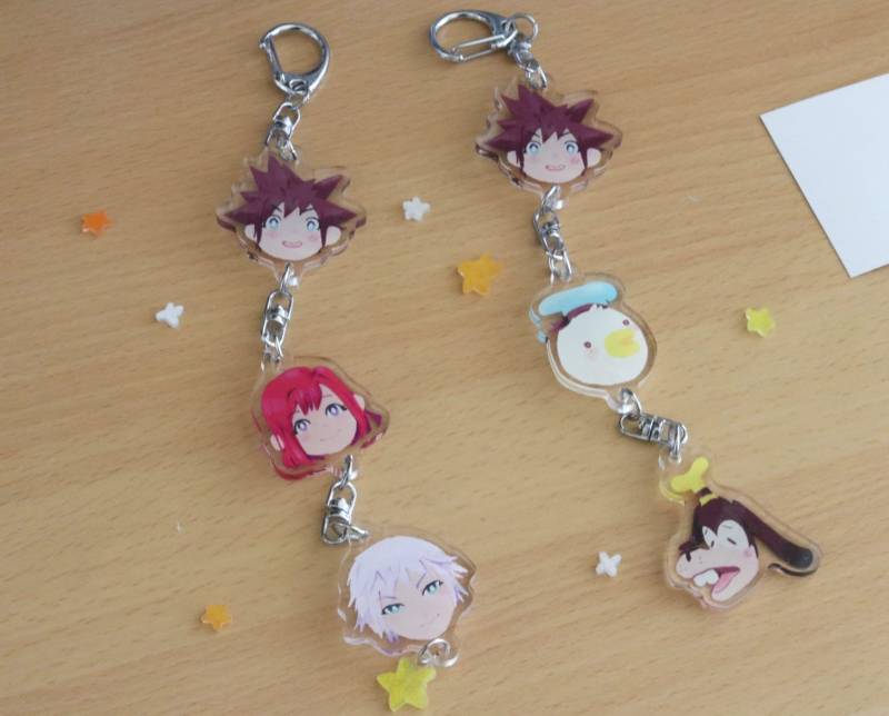 Kingdom Hearts Trio Acrylanhänger | Sora, Kairi Und Riku + Sora, Donald Goofy Kingdom Hearts Trio Acrylanhänger | Sora, Kairi Und Riku + Sora, Donald Goofy von MOOKARTSHOP