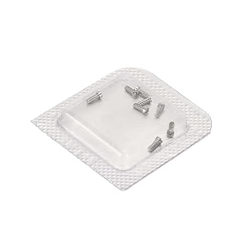 MOOKEENONE 8 Stück Uhren-Rückabdeckung Gehäuse Schrauben Ersatz für Ballon Bleu Uhren, Metallschrauben Uhrenreparaturzubehör, Men 1.0*1.4*3.2 von MOOKEENONE