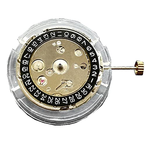 MOOKEENONE Automatisches mechanisches Uhrwerk für 2813 8215 für Selbstaufzug-Uhrwerk, 3-Zeiger, 26 mm, automatisches mechanisches Uhrwerk, Date at 3 O'Clock, Modern von MOOKEENONE