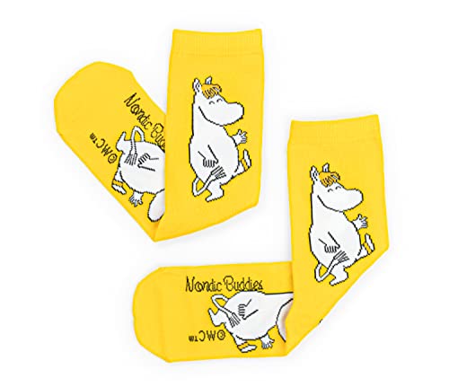 MOOMIN BY NORDICBUDDIES Unisex Snorkmaiden Happy Ladies Moomin Socks herrensocken, Yellow, 3-9 MOOMIN BY NORDICBUDDIES Unisex Snorkmaiden Happy Ladies Moomin Socks herrensocken, Yellow, 3-9 von MOOMIN BY NORDICBUDDIES