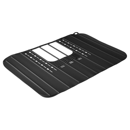 Faltbare Spülbeckenabdeckungen aus Silikon, Kosmetikpinselmatte, kleine Badezimmer-Waschbecken, Make-up-Organizer-Matte von MOONDAME